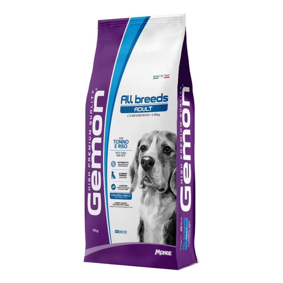 GEMON CANE MED ADULT TONN/RISO 15KG