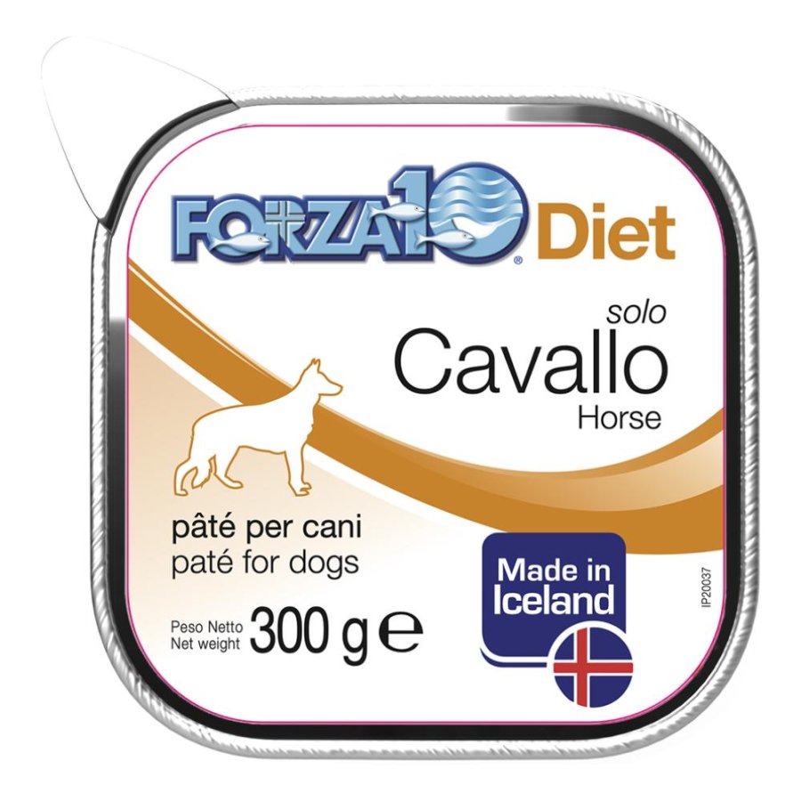 FORZA10 CANE DIET PATE' SOLO CAVALLO 300GR (vaschetta) FORZA10 CANE DIET PATE' SOLO CAVALLO 300GR (vaschetta)