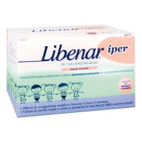 Libenar - Soluzione Salina Ipertonica 30 Flaconcini da 5ml, Decongestionante Nasale Naturale