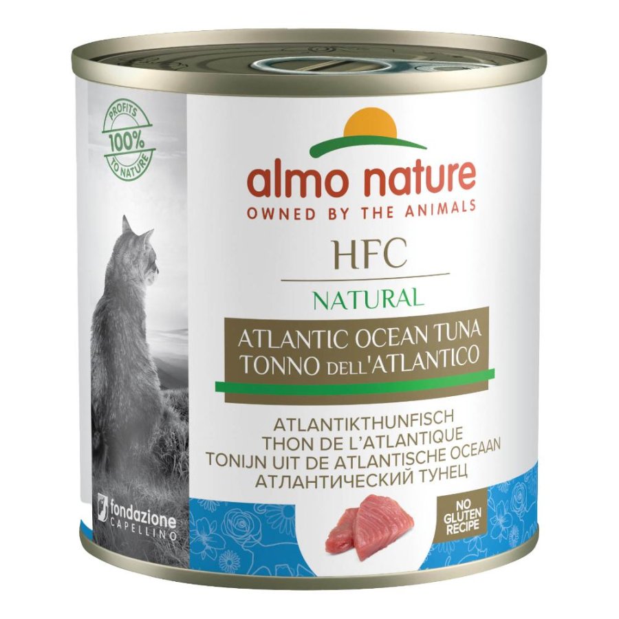 ALMO NATURE GATTO HFC NATURAL TONNO DELL'ATLANTICO 280GR (lattina)