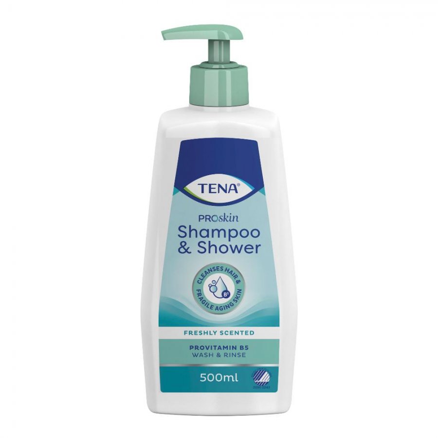 Tena Shampoo&Shower 500 ml - Detergente Intimo e Corpo per la Cura Personale