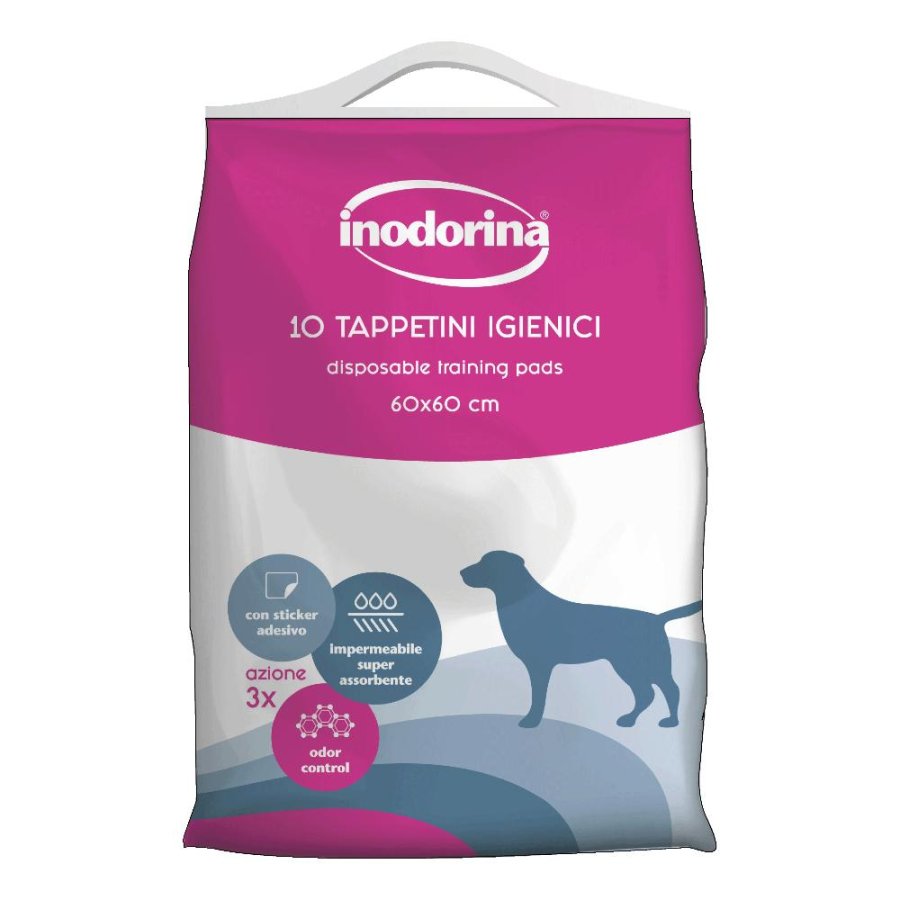 INODORINA TAPPETINO IGIENICO NEUTRO 60x60CM 10PZ