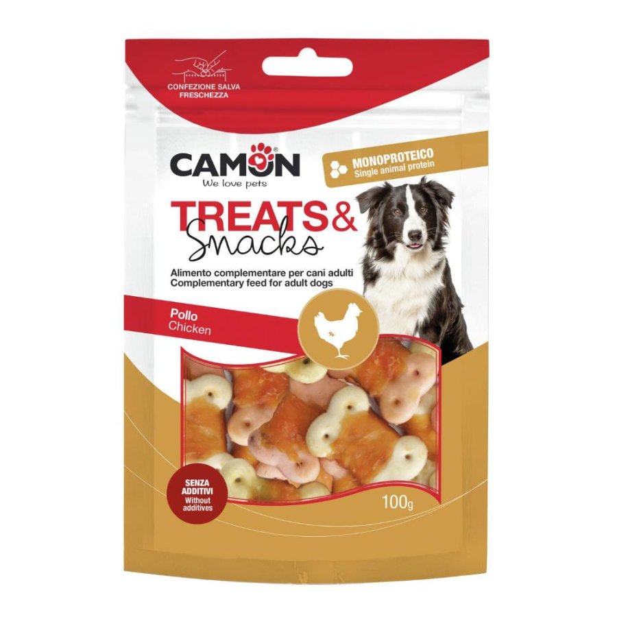CAMON CANE SNACK TREATS INVOLTINI POLLO 100GR