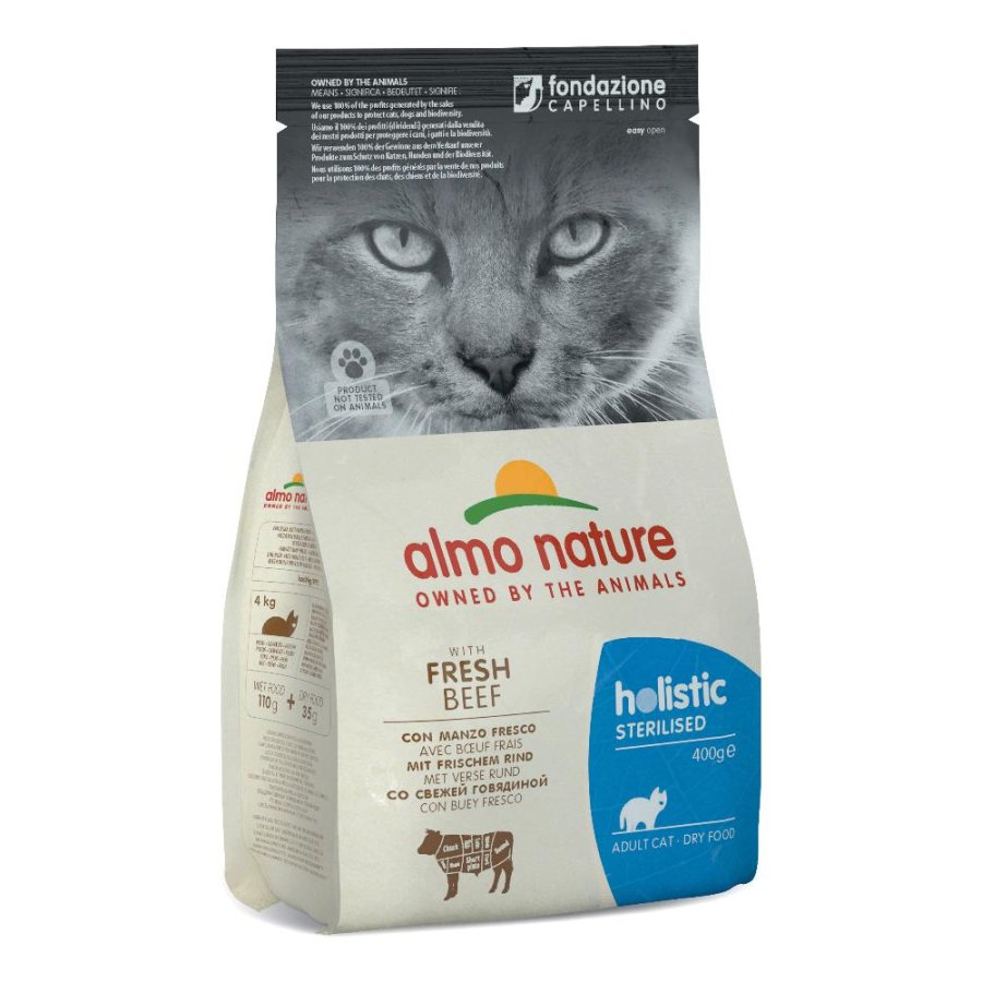 ALMO NATURE GATTO HOLISTIC STERILISED ADULT MANZO 400GR
