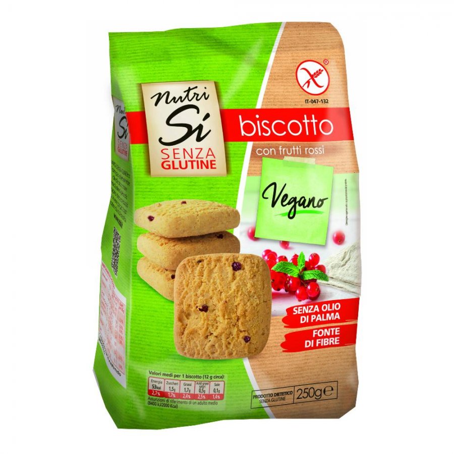 NUTRISI' Biscotti Frutti Rossi Vegano 250g