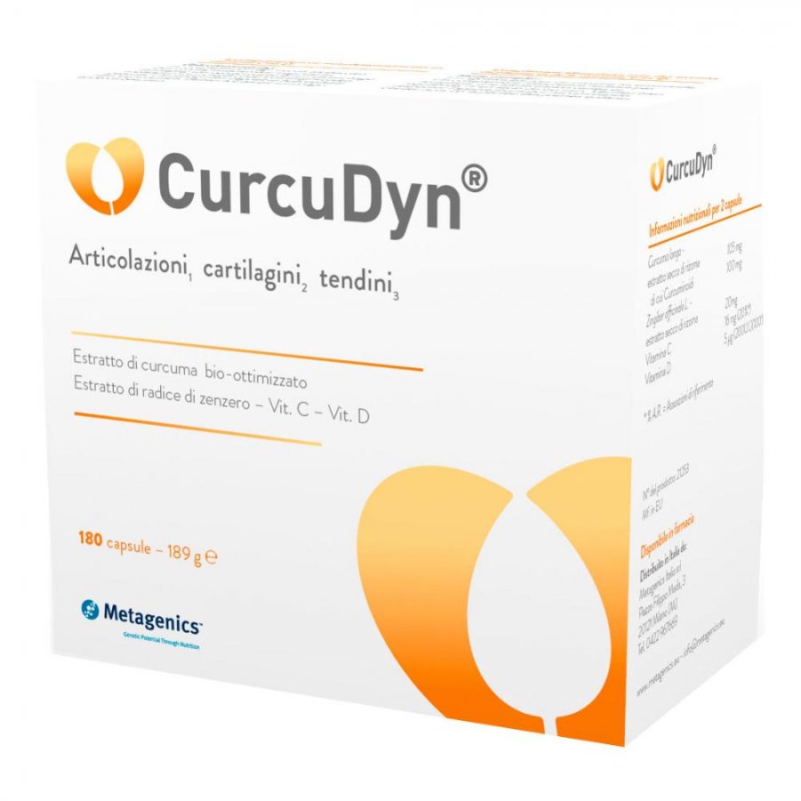 Curcudyn - Per il benessere delle articolazioni 180 Capsule