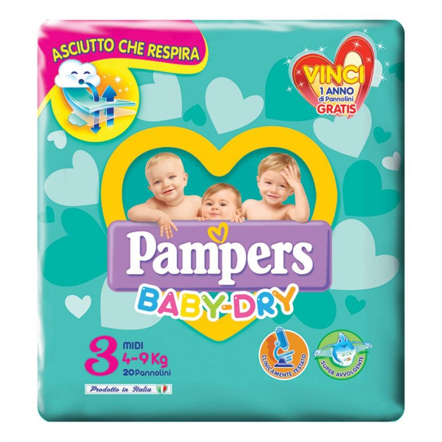 Pampers Baby Dry Downcount Mid