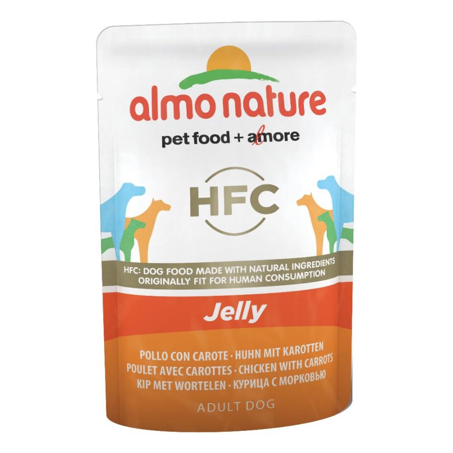 ALMO NATURE CANE HFC JELLY ADULT POLLO CAROTE 70GR (bustina)