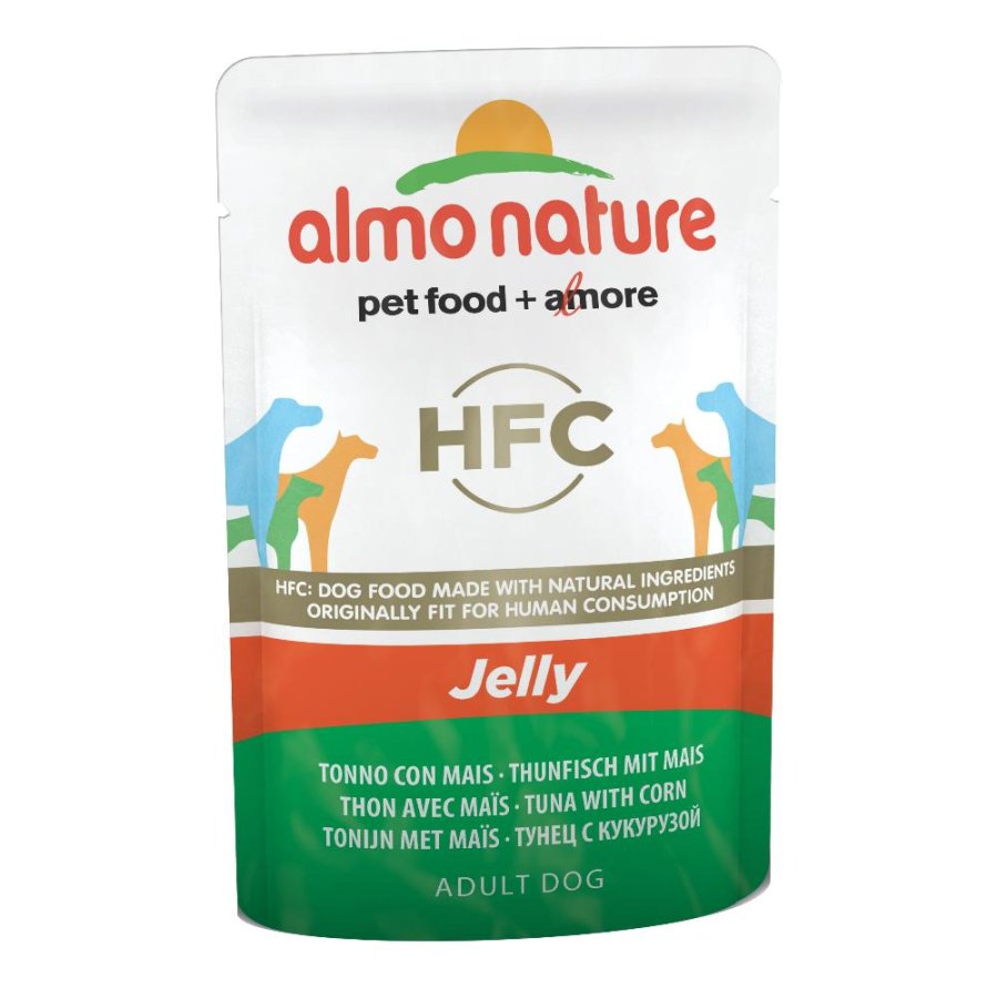 ALMO NATURE CANE HFC JELLY ADULT TONNO MAIS 70GR (bustina)