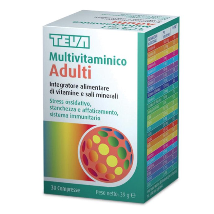 Teva - Multivitaminico Adulti 30 compresse