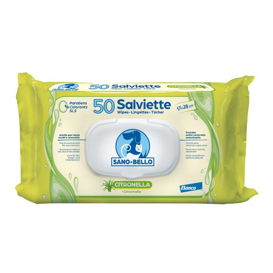 Bayer Salviette Detergenti Sano e Bello conf. 50 pz. - Profumazione >>