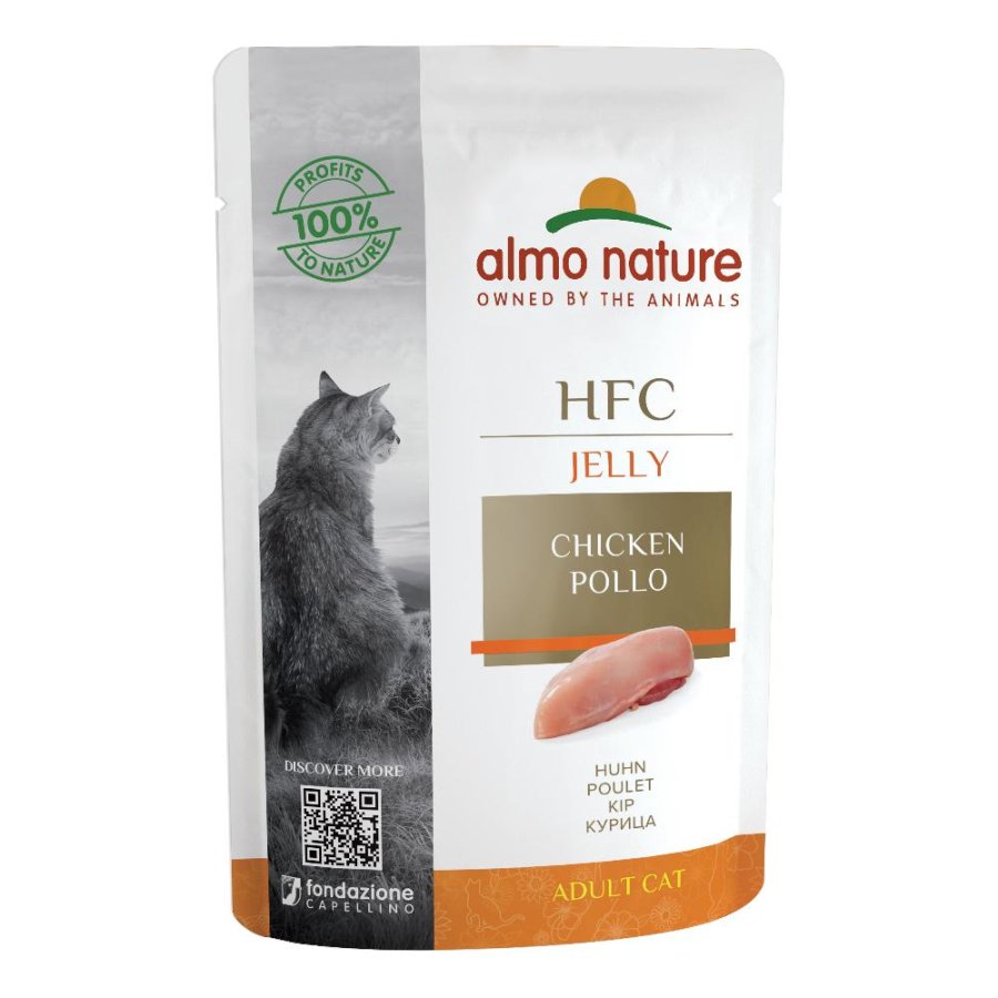 ALMO NATURE GATTO HFC KITTEN POLLO 55GR (bustina)