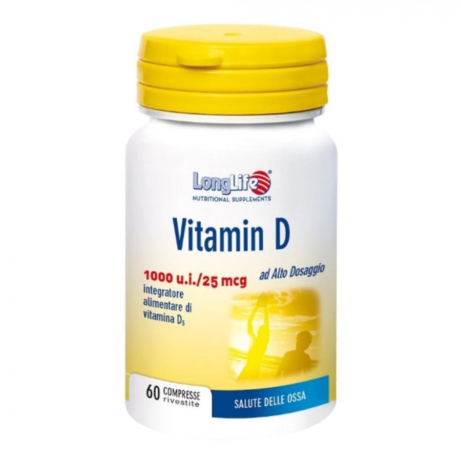 LONGLIFE Vitamina D3 1000UI 60 Cpr