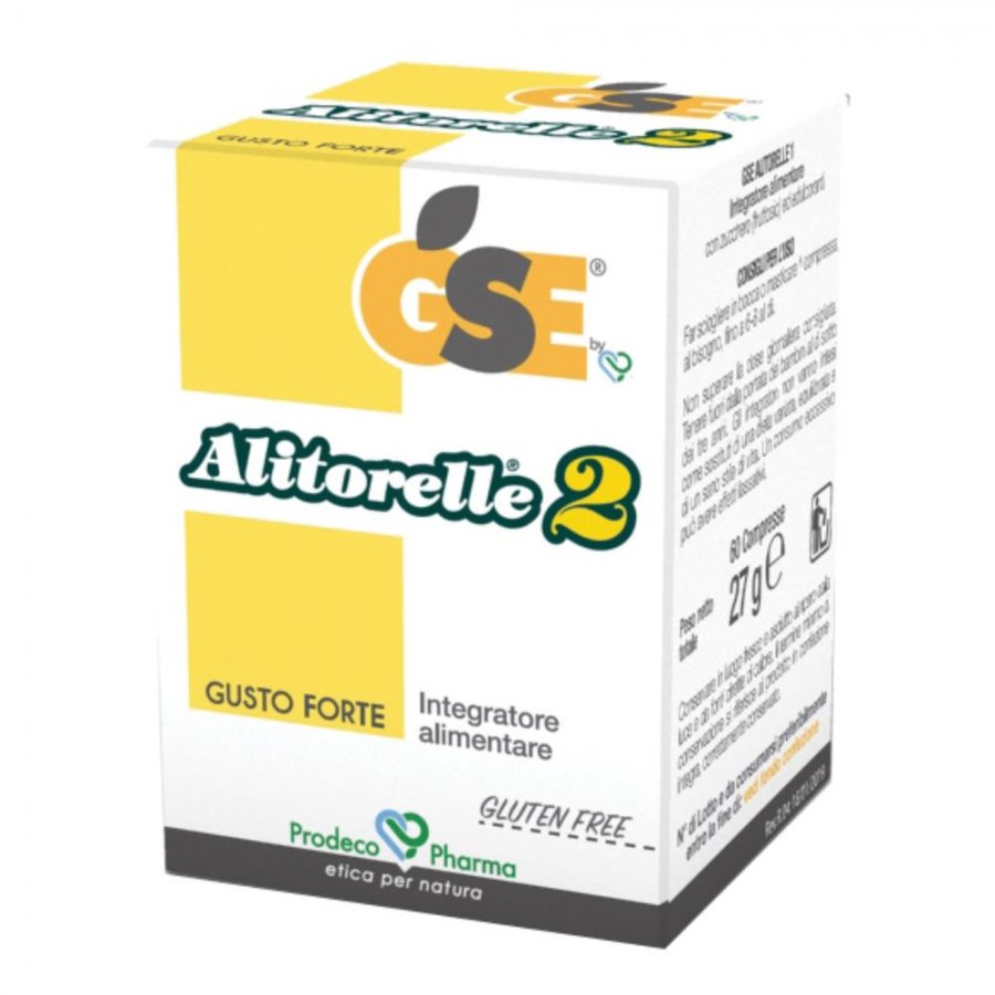 GSE Alitorelle 2 Forte 60 Compresse per Alitosi - Equilibrio Microbico e Alito Fresco