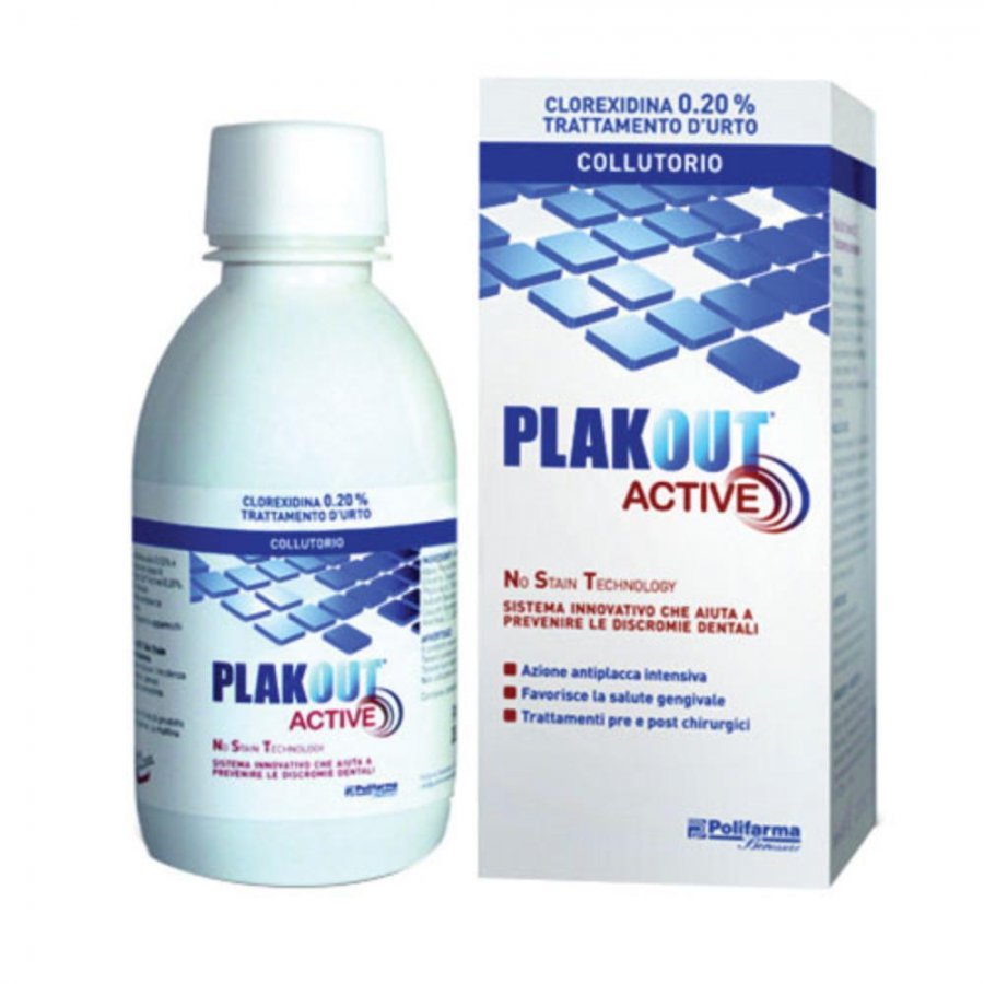 Plak Out Active Clorexidina 0,20% 200 ml