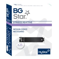 Sanofi Aventis Linea Controllo Glicemia BGStar 25 Strisce Reattive