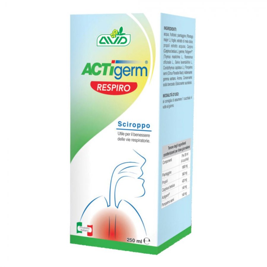 Actigerm Respiro Sciroppo 250ml - Soluzione per il Benessere Respiratorio