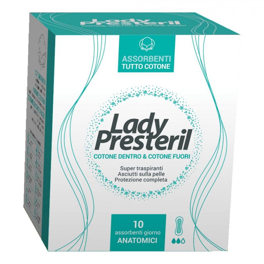 Lady Presteril - Sicura 20 Pezzi - Assorbenti Ipoallergenici