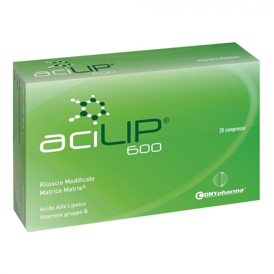 ACILIP 600 Integratore 20 Compresse - Supporto per il Benessere Cardiovascolare