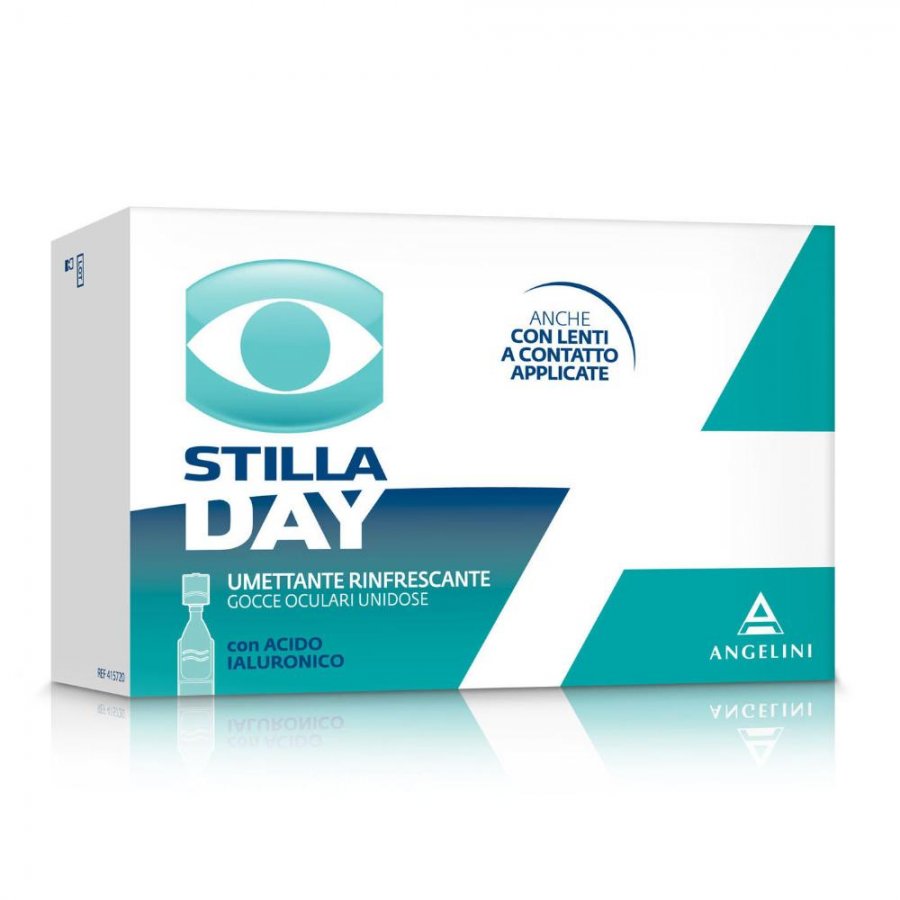 Stilladay Gocce Oculari Con Acido Ialuronico Umettanti 20 Flaconcini - Idratazione per Occhi Secchi