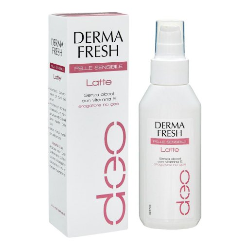 Dermafresh Pelli Sensibili Latte Deodorante Senza Alcool 100ml - Deodorante Delicato per Pelli Delicate
