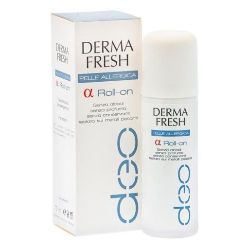 Dermafresh Pelli Allergiche Deodorante Roll-on 75ml - Deodorante Delicato per Pelli Sensibili
