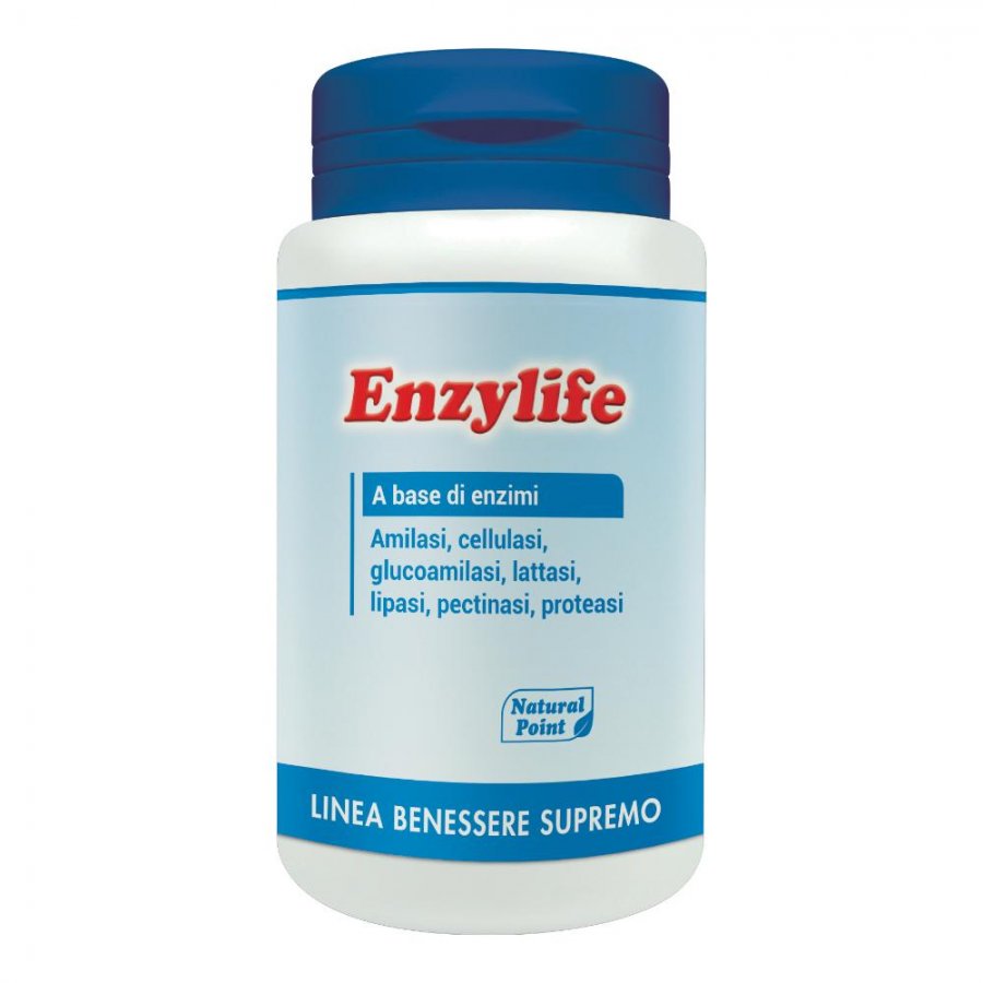 Natural Point Enzylife 60 capsule naturali: Integratore enzimatico per il supporto del processo digestivo