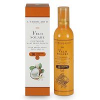 L'Erbolario Velo Solare Monoi e Olio di Cocco Spf10 Olio Protettivo Per Capelli 100ml