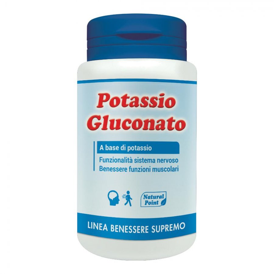 Natural Point Potassio Gluconato - 90 Compresse per il Sistema Nervoso e le Funzioni Muscolari