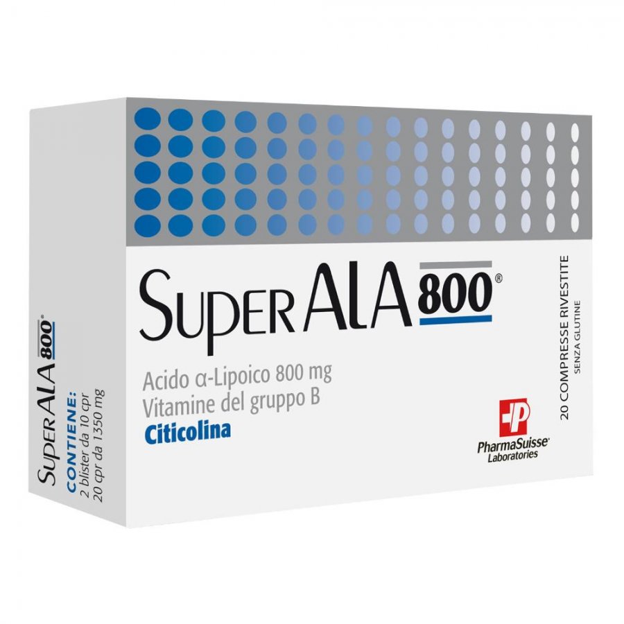 Pharmasuisse Laboratories Super Ala 800 20 compresse