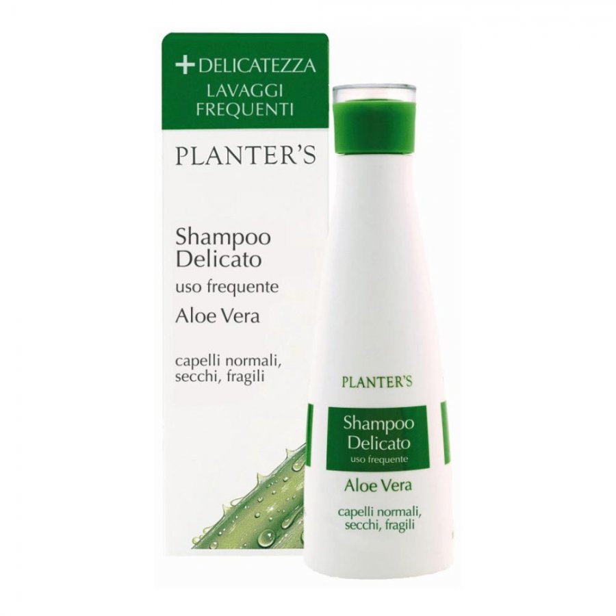 Planter's - Shampoo Delicato Aloe Vera 200ml, Idratazione e Nutrimento per Capelli Sani
