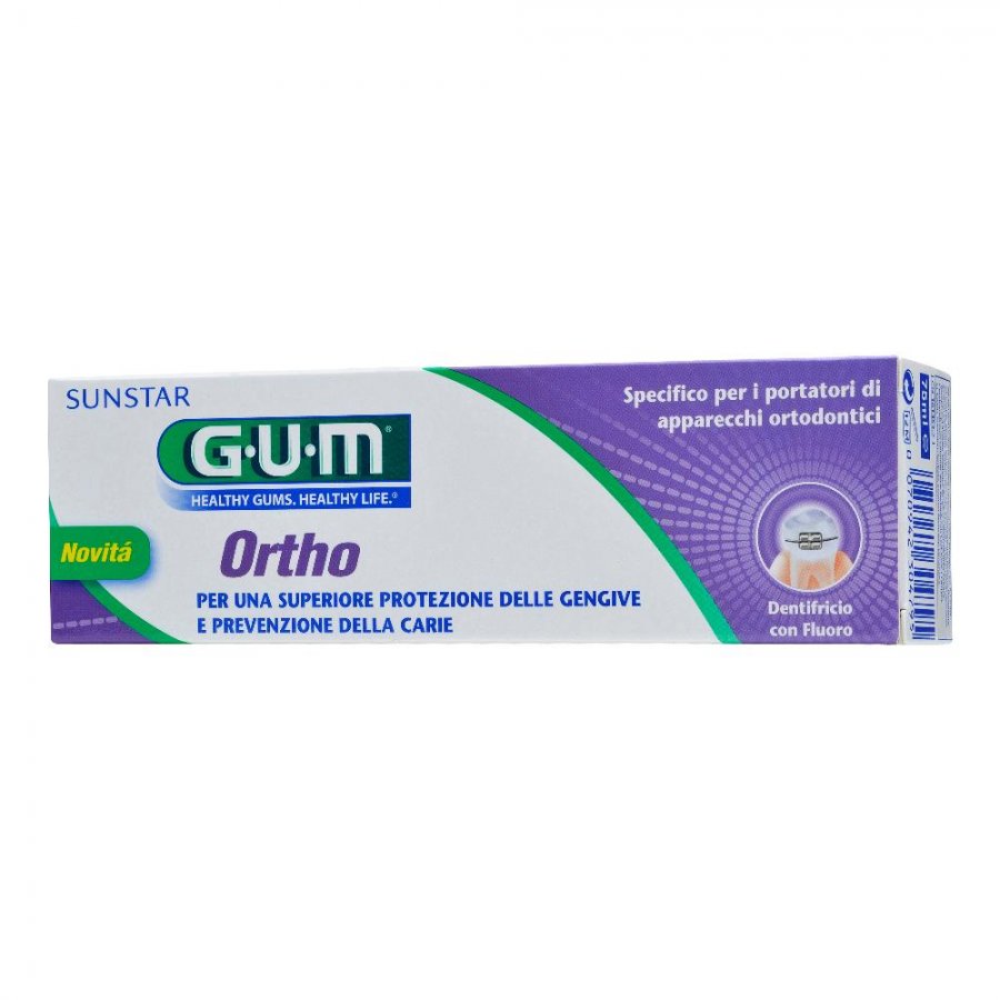 Gum Ortho Gel Dentifricio 75ml