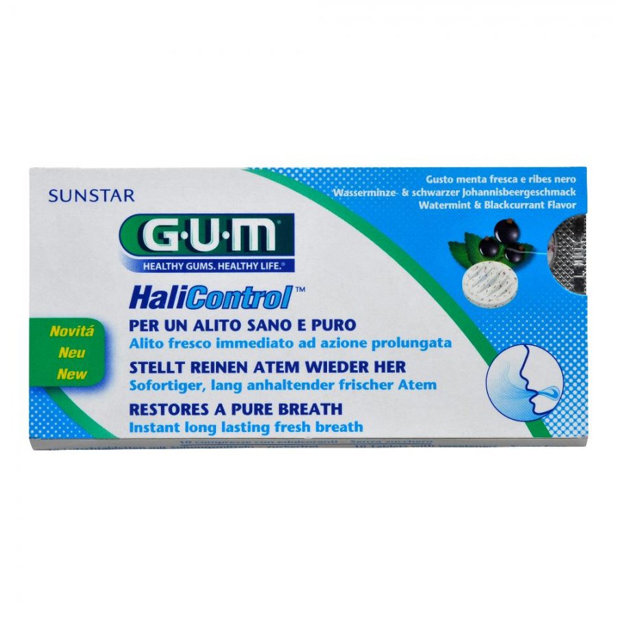 Gum Halicontrol 10 Compresse - Soluzione Efficace per il Cattivo Respiro