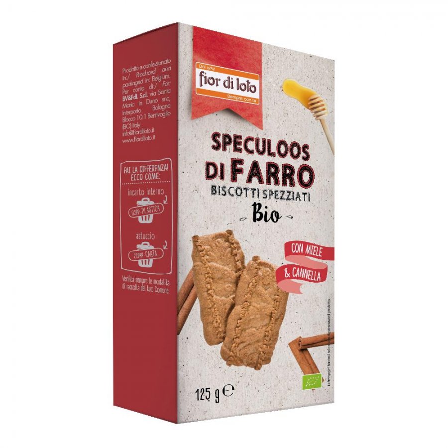 FIOR DI LOTO Biscotti Speculoos Bio Farro 125g