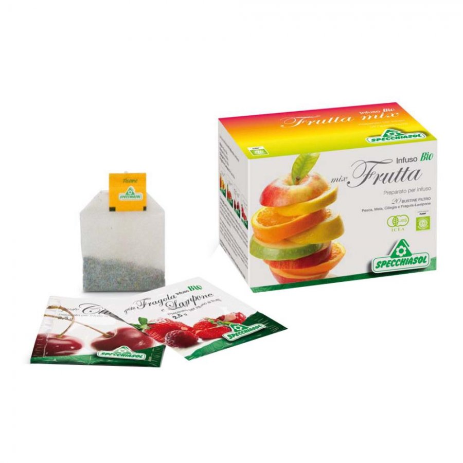 Specchiasol Linea Infusi e Tisane Bio Infuso Mix Frutta Confezione 20 Buste