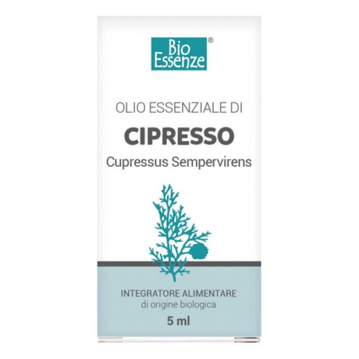 Bio Essenze Olio Essenziale di Cipresso Cupressus Sempervirens - Integratore Alimentare 5 ml
