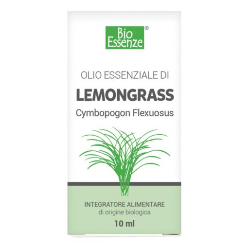 Bio Essenze Olio Essenziale di Lemongrass Cymbopogon Flexuosus,10 ml