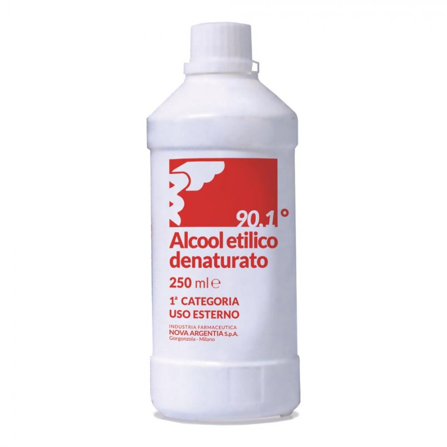 Alcool Etilico Denaturato 90,1% 250ml - Disinfettante Universale per Uso Domestico ed Industriale