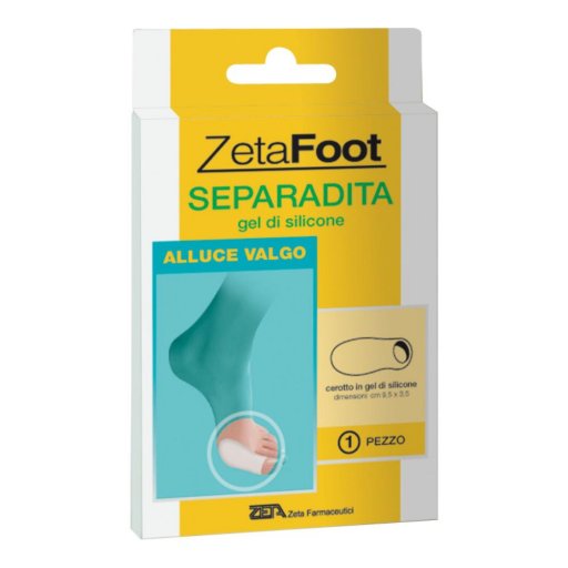 Zeta Foot - Separadita Alluce Valgo in Silicone, Confezione da 2