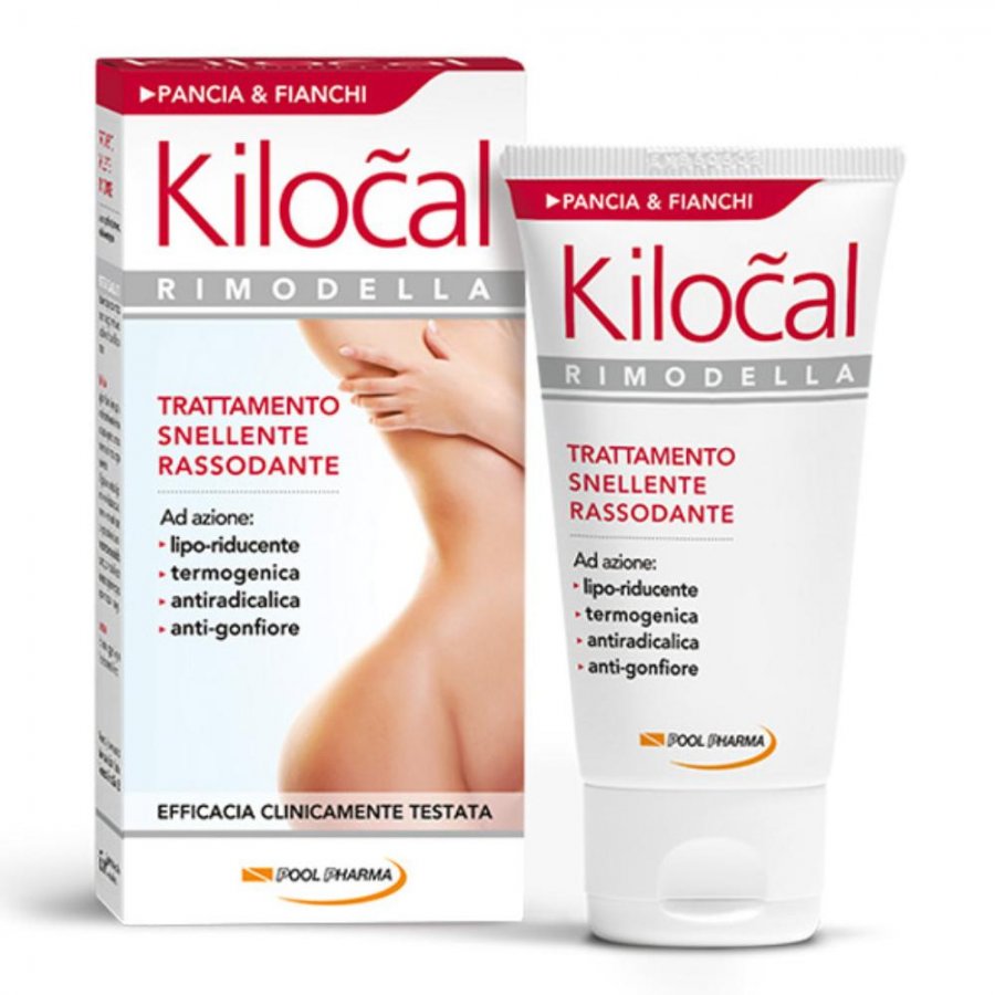 Kilocal Rimodella Pancia Fianchi 150 ml - Trattamento Snellente Rassodante