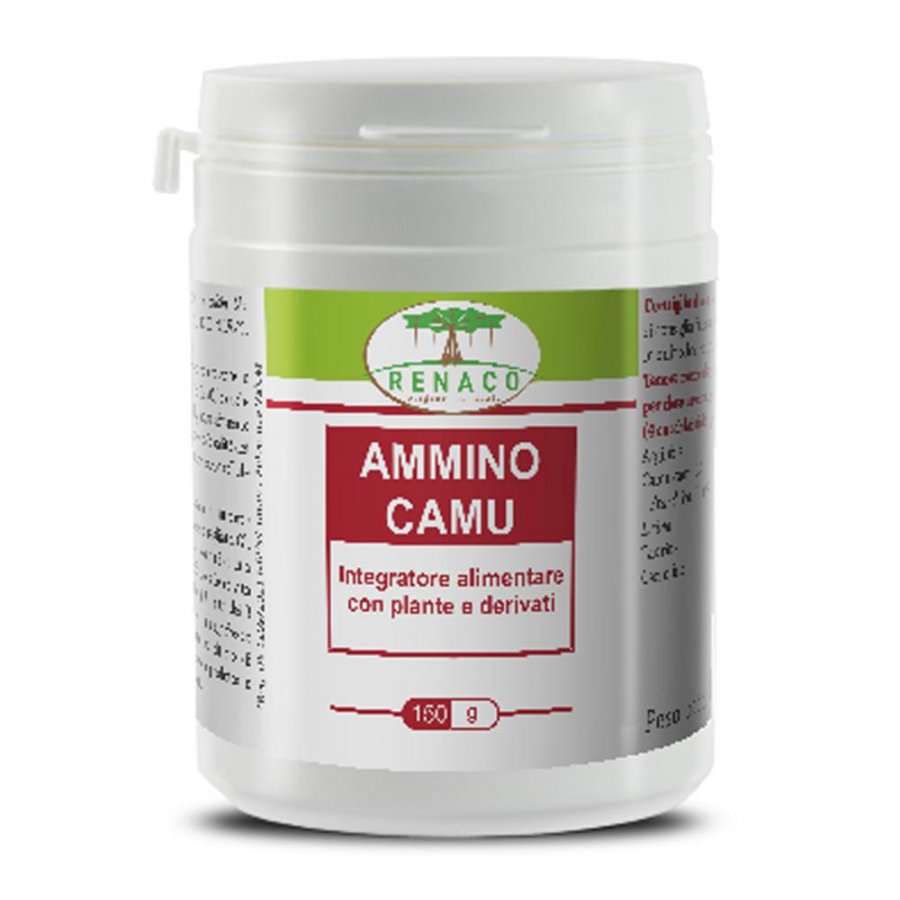 Renaco Ammino Camu 150g Integratore Alimentare - Supporto Arterioso con Arginina, Lisina, Taurina e Camu Camu