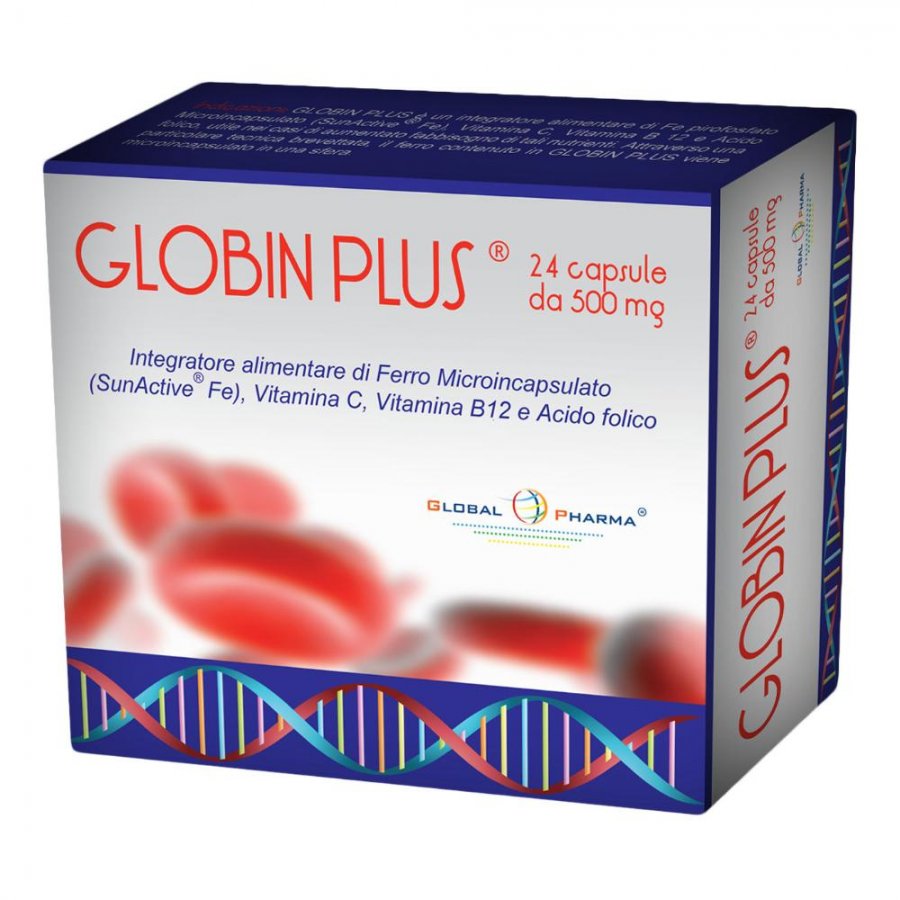 GLOBIN Plus 24 Cps 500mg