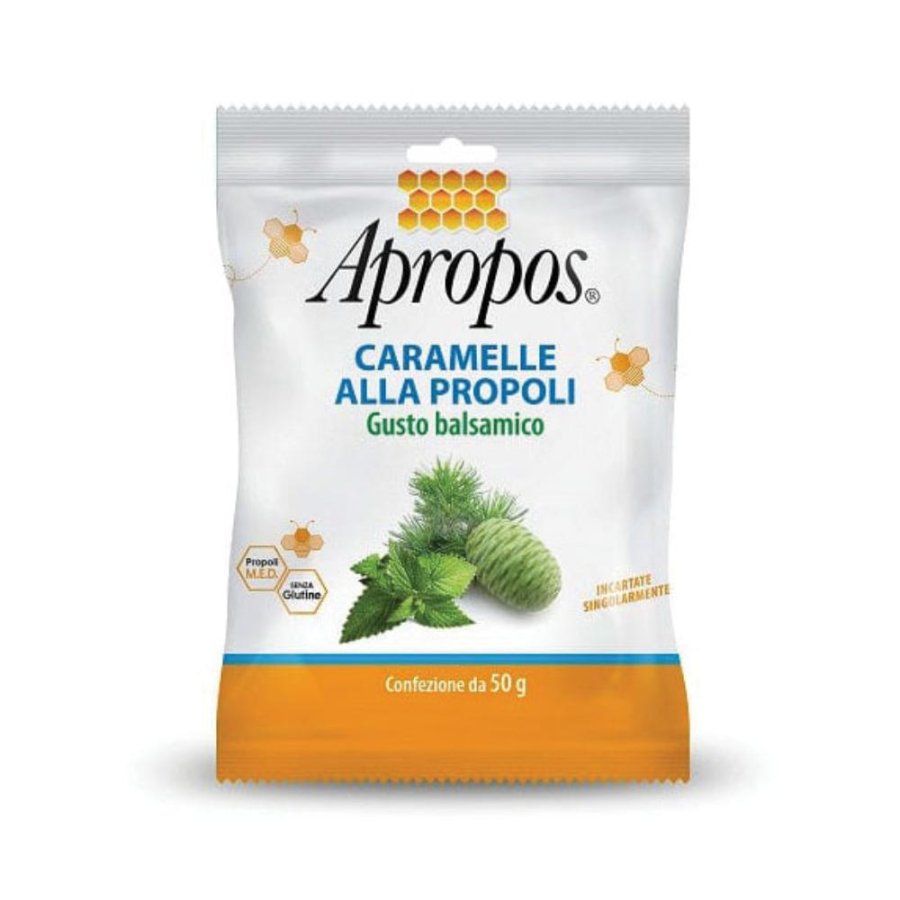 Apropos Caramelle Alla Propoli Gusto Balsamico 50g - Con Propoli M.E.D.