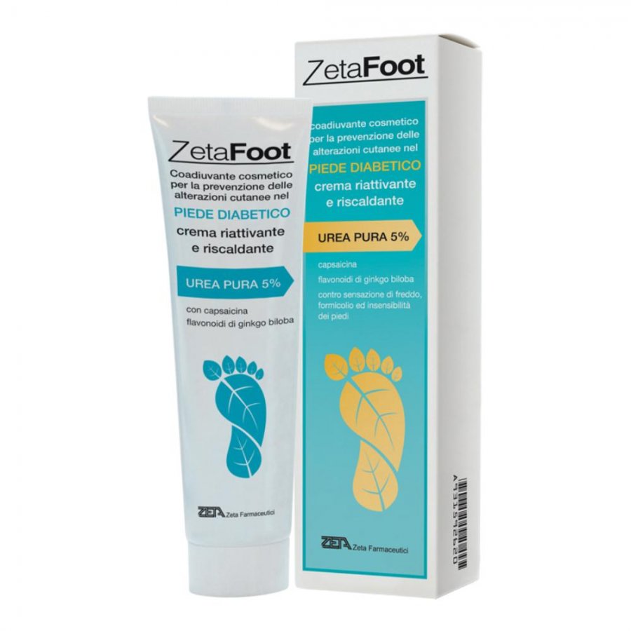 Zeta Foot - Crema Piede Diabetico 100 ml - Idratazione e Cura per Piedi Sensibili