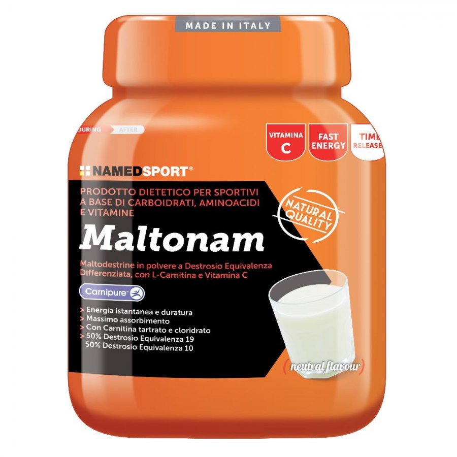 Named Sport - Maltonam Polvere 1000g - Integratore Proteico per il Recupero Muscolare