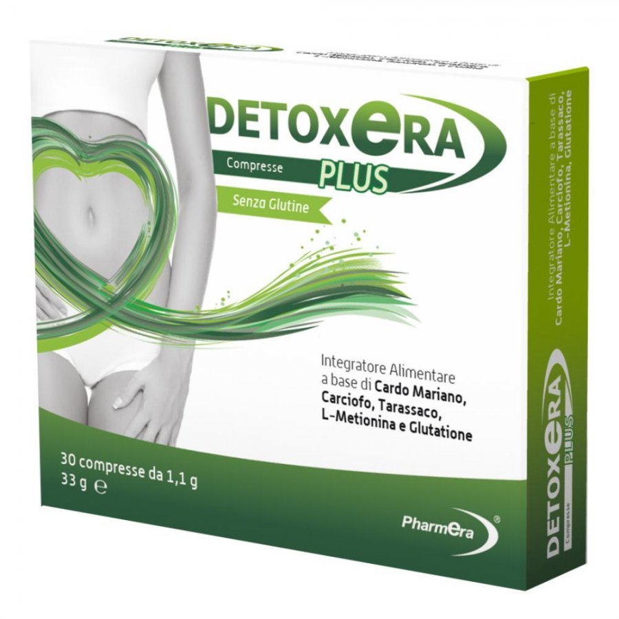 Pharmera Detoxera Plus - Integratore Alimentare 30 Compresse da 1.1g
