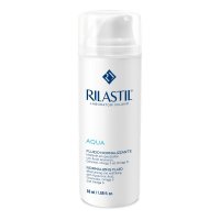 Rilastil - Aqua Fluido Normalizzante 50ml - Emulsione idratante per pelli miste ed impure