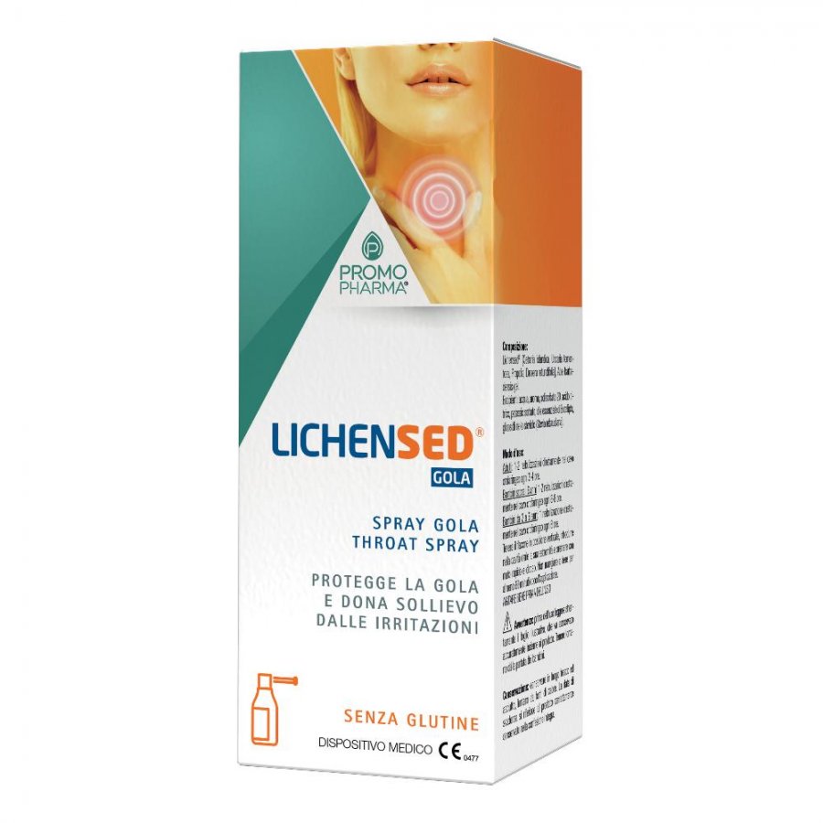 Lichensed Gola - Spray Orale 30ml per il Benessere della Gola e della Voce