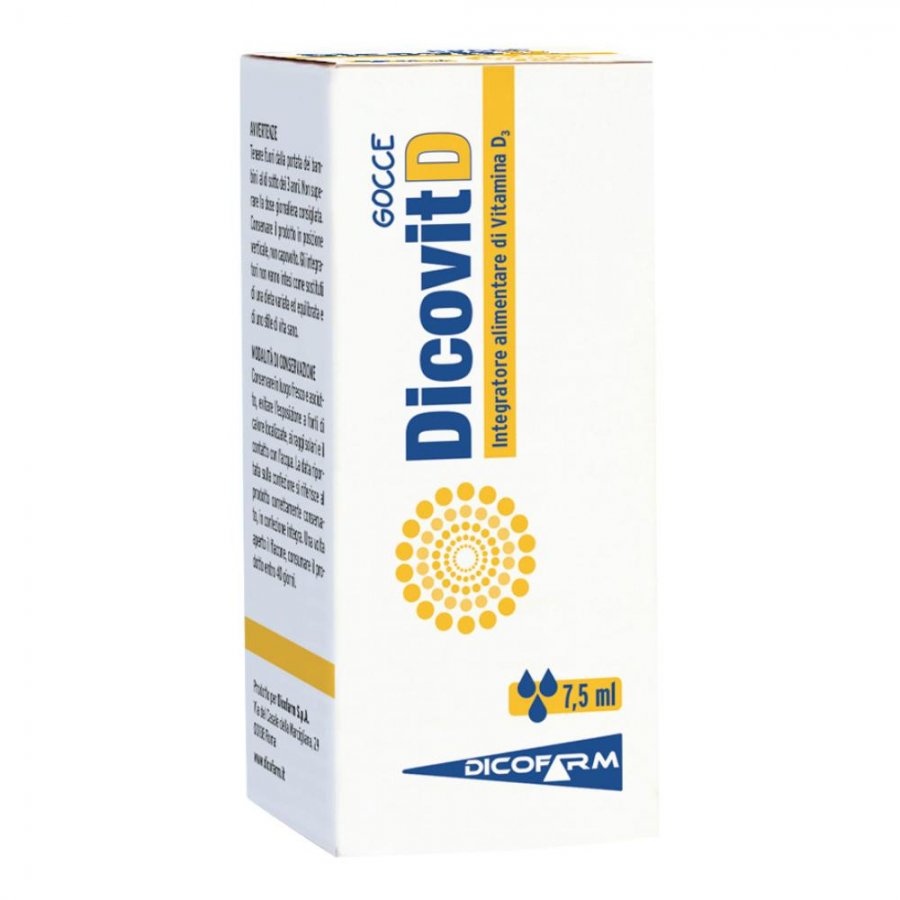 Dicofarm - Dicovit D Vitamina D3 7,5ml