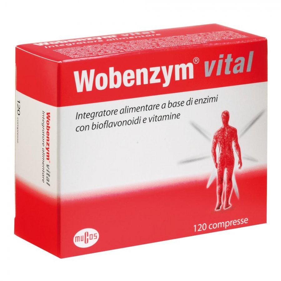 Nestlé - Wobenzym Vital 120 Compresse - Integratore per il Benessere Articolare e Muscolare